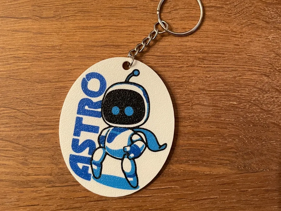 ASTRO BOT Keychain / 4 color / Playstation / 来自 3D Prints This Week ...