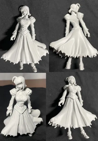 大邪神Saber|Evil God Saber 来自 sparksfly MakerWorld:免费下载 3D 模型