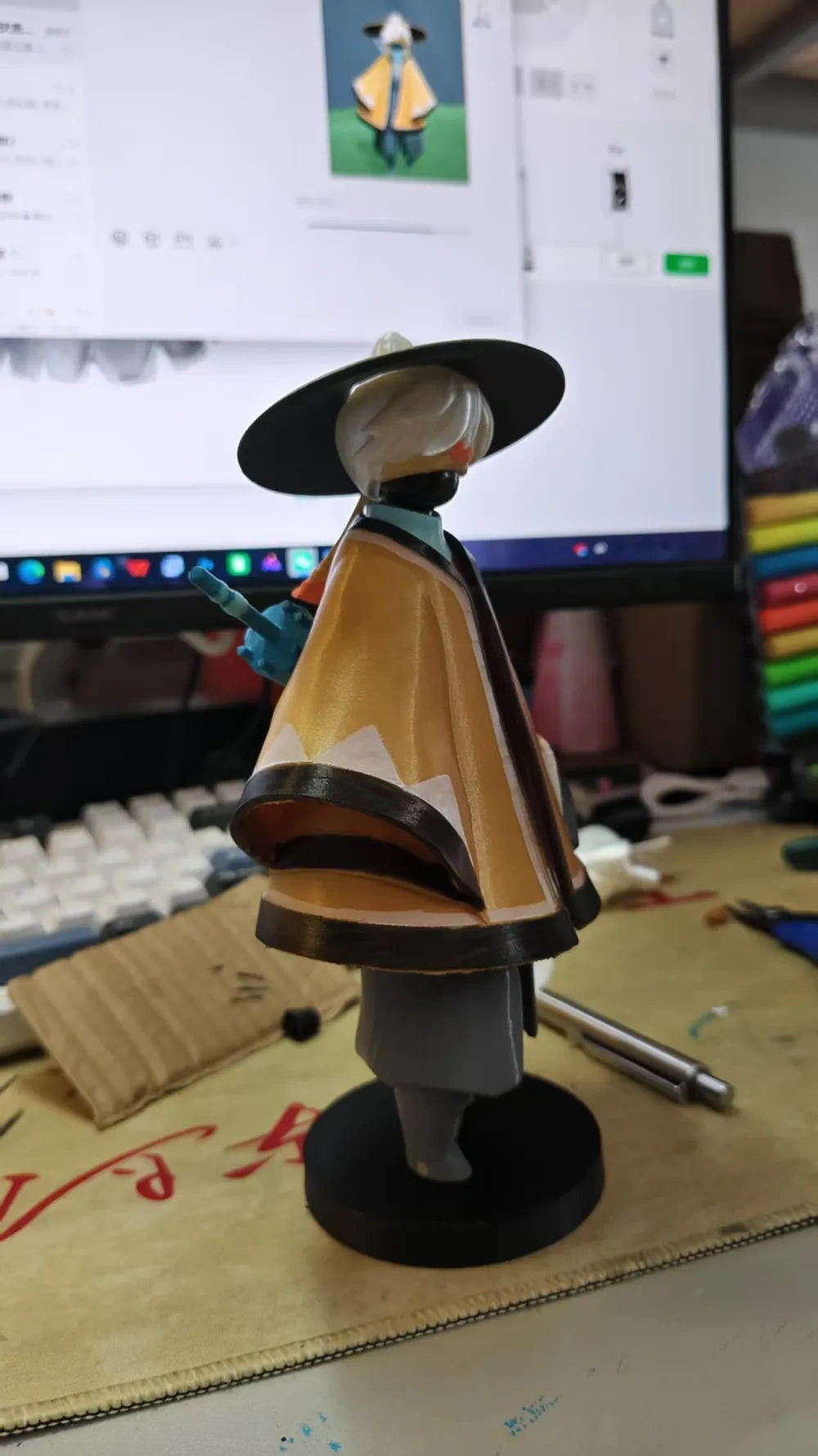 光遇道袍箬笠,雨伞,武士裤,面罩 - 免费 3D 打印模型 - MakerWorld
