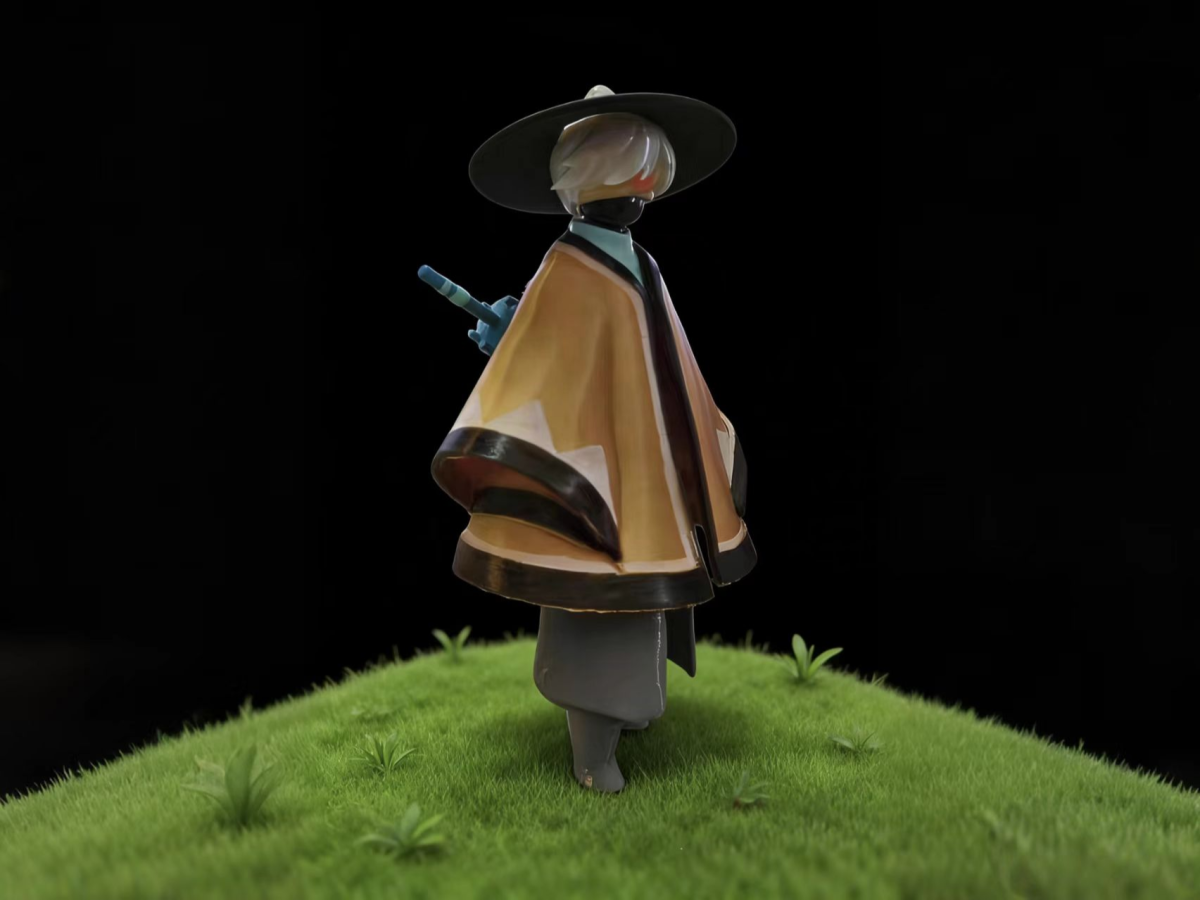 光遇道袍箬笠,雨伞,武士裤,面罩 - 免费 3D 打印模型 - MakerWorld