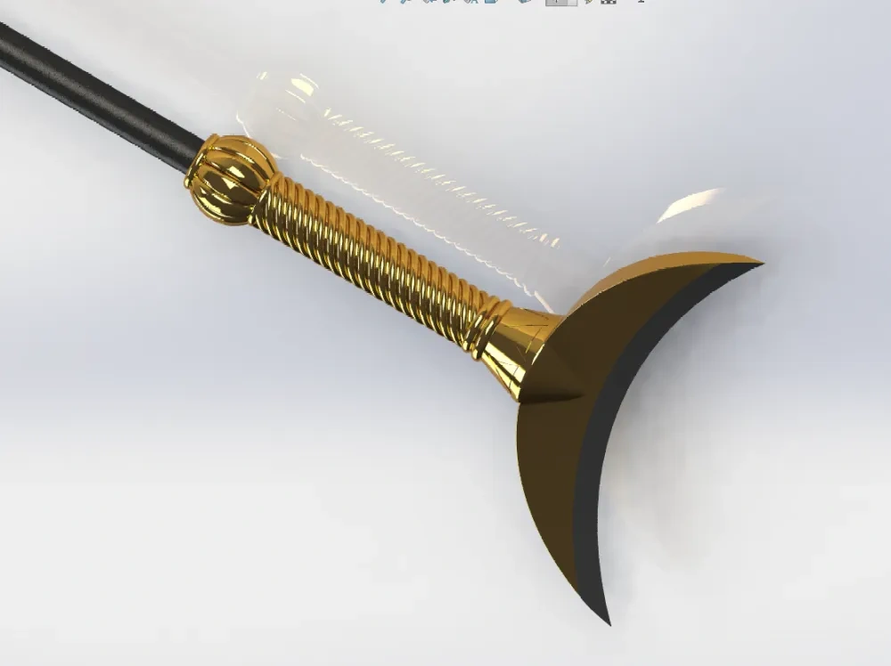 沙和尚禅杖-鲁智深62斤水磨禅杖来自caili-29W MakerWorld：免费下载3D 模型