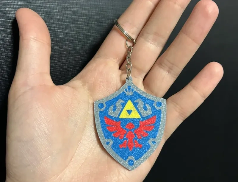 Zelda Hylian Shield Keychain