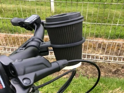 自行车车把咖啡杯架