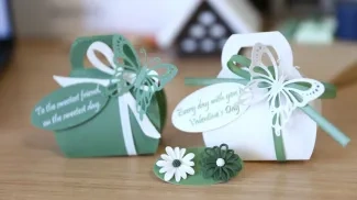 情人节耳环和礼品包Valentine's day Daisy Earrings Gift & Bag