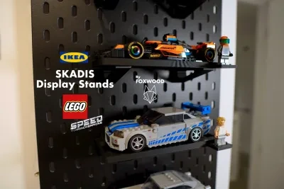 Speed Champions Ikea Skadis展示支架 - 积木