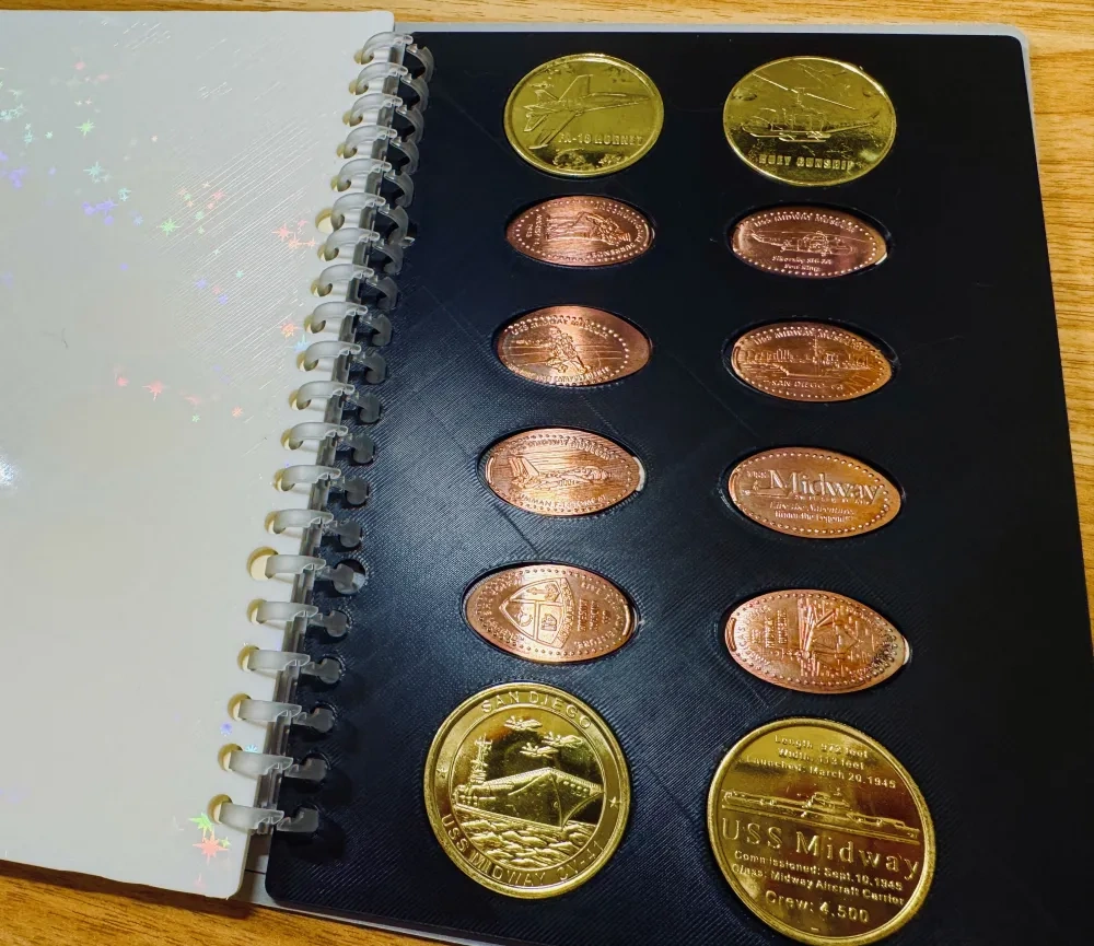 A5活页夹纪念币/压币收藏册- 免费3D 打印模型- MakerWorld