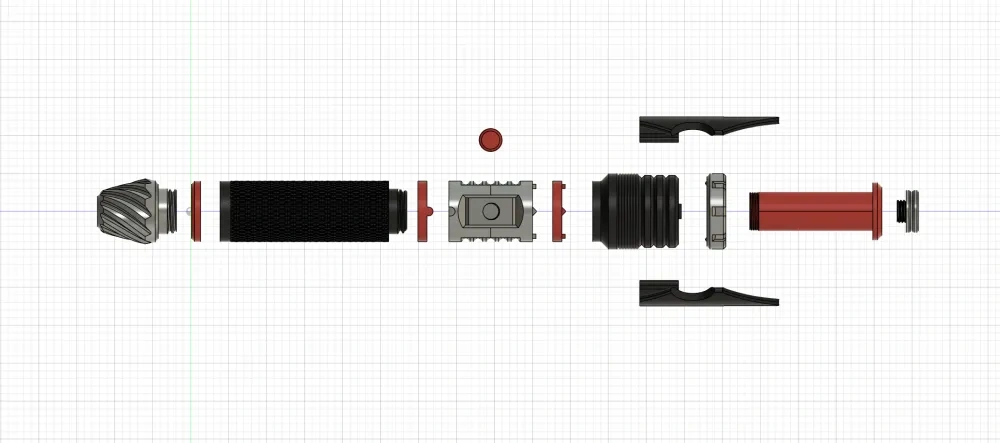 未知光剑剑柄 - 免费 3D 打印模型 - MakerWorld