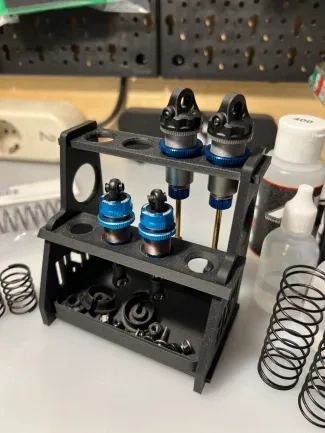 mounting and refilling RC shock absorbers banquet 