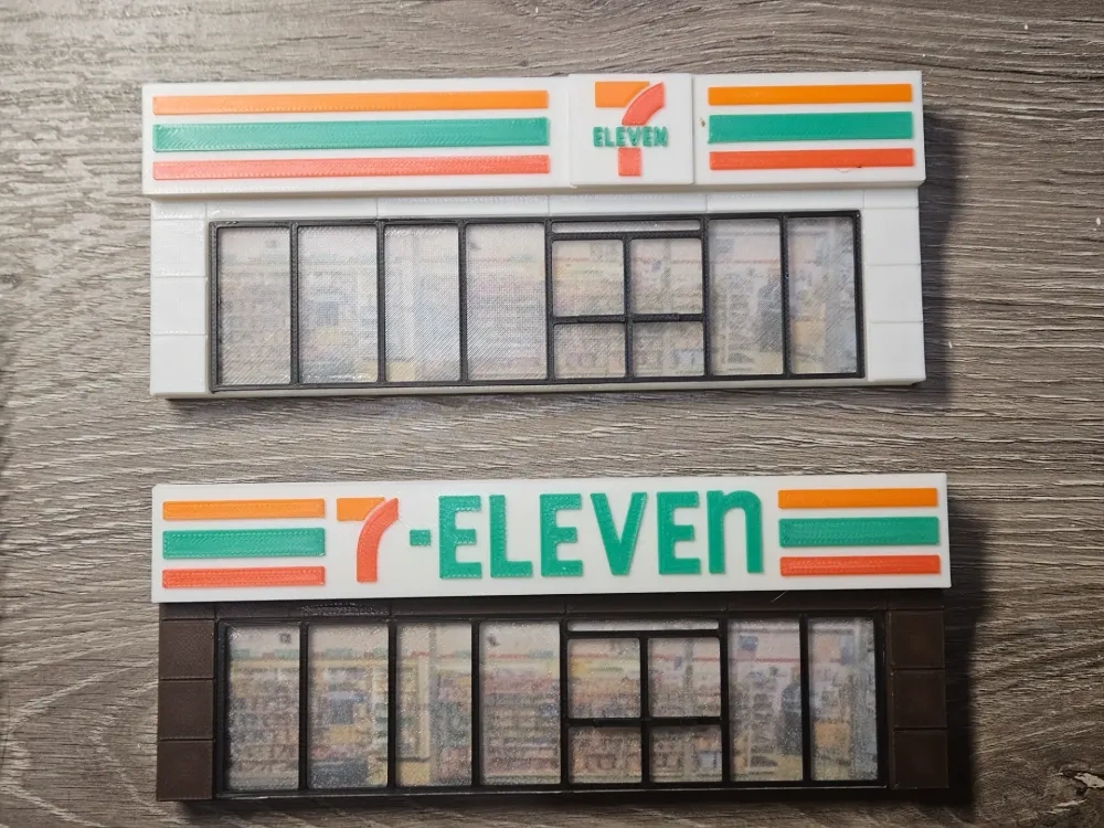 1:64 比例 7-Eleven 店面 来自 Bokkins' WorkshopMakerWorld：免费下载 3D 模型