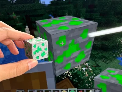 我的世界 Minecraft 绿宝石矿石方块,无竹屎,简易安装 来自 Delly_Gu85 - MakerWorld
