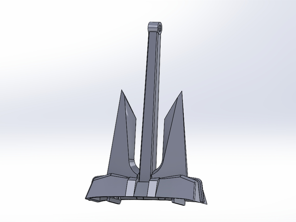 ac-14 大抓力锚(50mm高) - 免费 3D 打印模型 - MakerWorld
