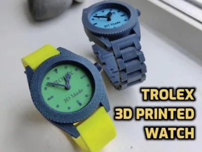 Trolex - 3D打印的工作腕表