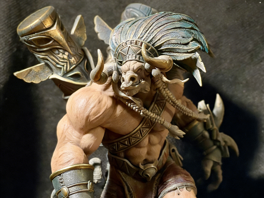 魔兽世界牛头人-凯恩·血蹄Cairne Bloodhoof - 免费 3D 打印模型 - MakerWorld
