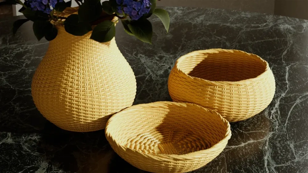 编织的篮框_Woven baskets 来自 明广义 - MakerWorld