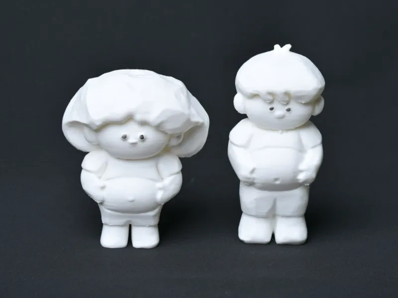 宝爸和宝妈~木雕效果（怀孕妈妈和大度爸爸）
