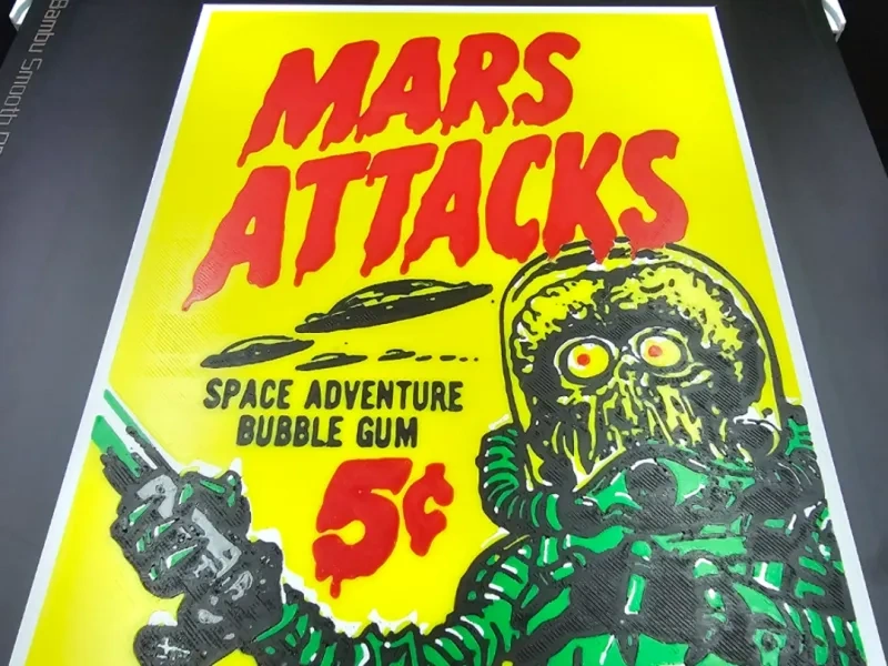 Mars Attacks Comic Poster
