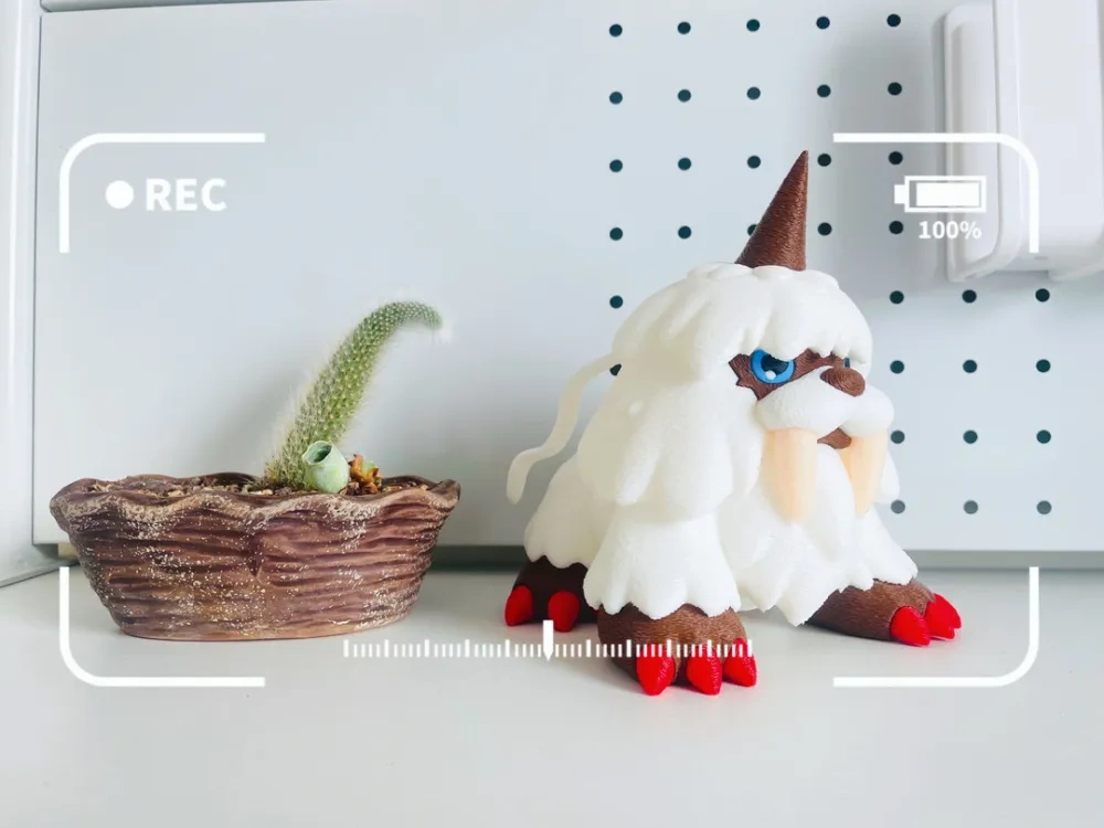 数码宝贝Q版—海狮兽（分色组装）Ikkakumon Digimon - 免费 3D 打印模型 - MakerWorld