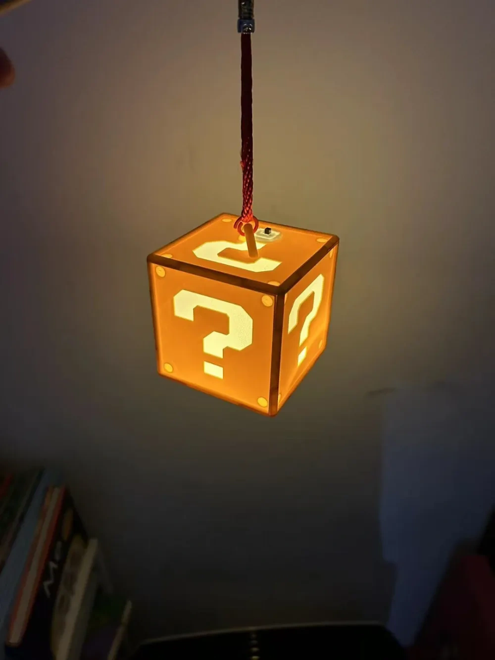 我的世界 问号方块LED灯笼 摆摊神器 马里奥 Minecraft Mario 一盘答应,少竹屎 来自 Delly ...