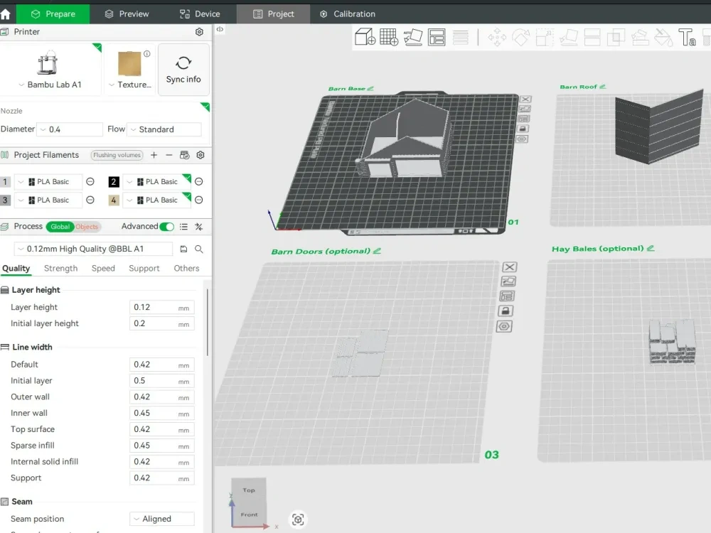 N比例/轨距谷仓 (铁路模型) - 免费 3D 打印模型 - MakerWorld