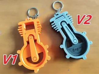 引擎解压玩具（无支撑，一体打印，可动）Engine stress - relief toys