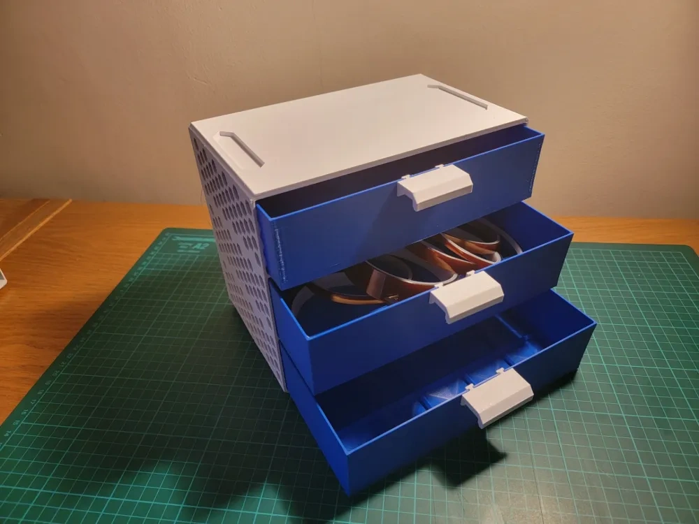 6U Gridfinity Modular Drawer System - 免费 3D 打印模型 - MakerWorld