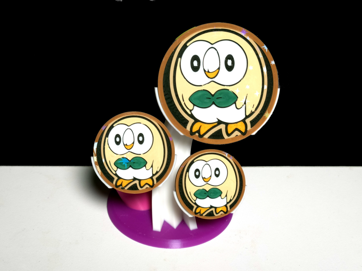 木木枭硬币（宝可梦集换式卡牌游戏：口袋妖怪） - 免费3D 打印模型- MakerWorld