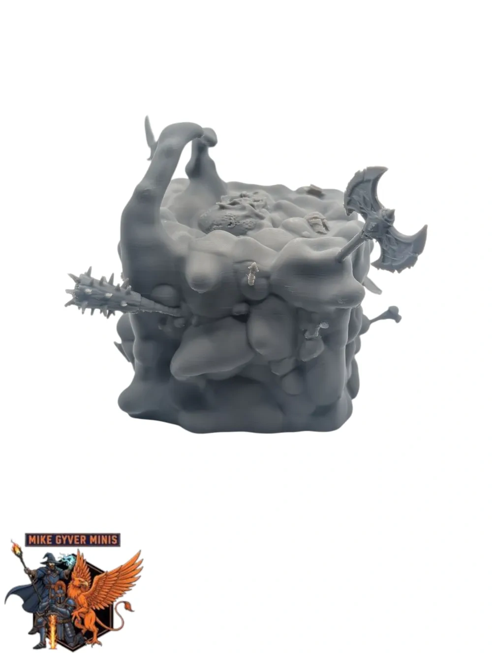 龙与地下城(D&D)桌上角色扮演游戏(TTRPG)非冒险者版凝胶立方体 来自 MikeGyverMinis MakerWorld：免费下载 3D 模型