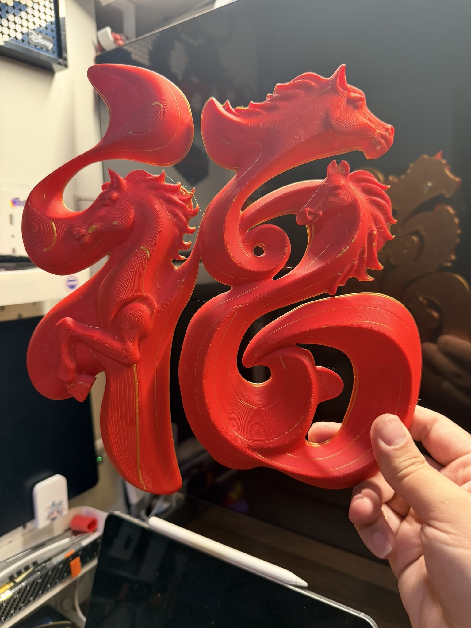 本珊瑚 雕刻 立体画 珊瑚上石定位器- 免费3D 打印模型- MakerWorld