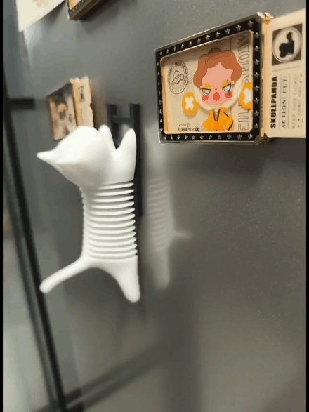 磁吸弹簧猫/弹簧猫爬楼梯/喵喵上楼梯/小猫玩具/A1挂件/A1 MINI挂件/装饰品/弹簧玩具