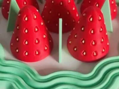 草莓蛋糕模型