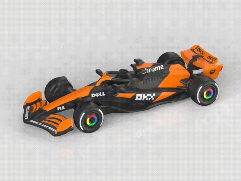 【McLaren】迈凯伦F1赛车MCL-38  2024款涂装 1/32车身