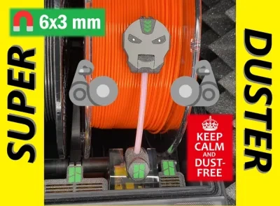 Super Duster (6x3mm magnets) - 引导器+除尘器