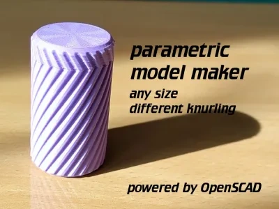 可参数化模型制造商所需的螺丝容器