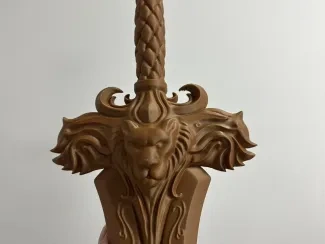 80cm长狮子王剑，类似狮心王亚瑟佩剑