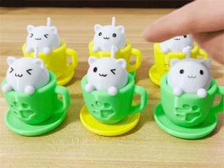 解压猫猫杯（可装机械键盘轴，也可以3D打印轴体）