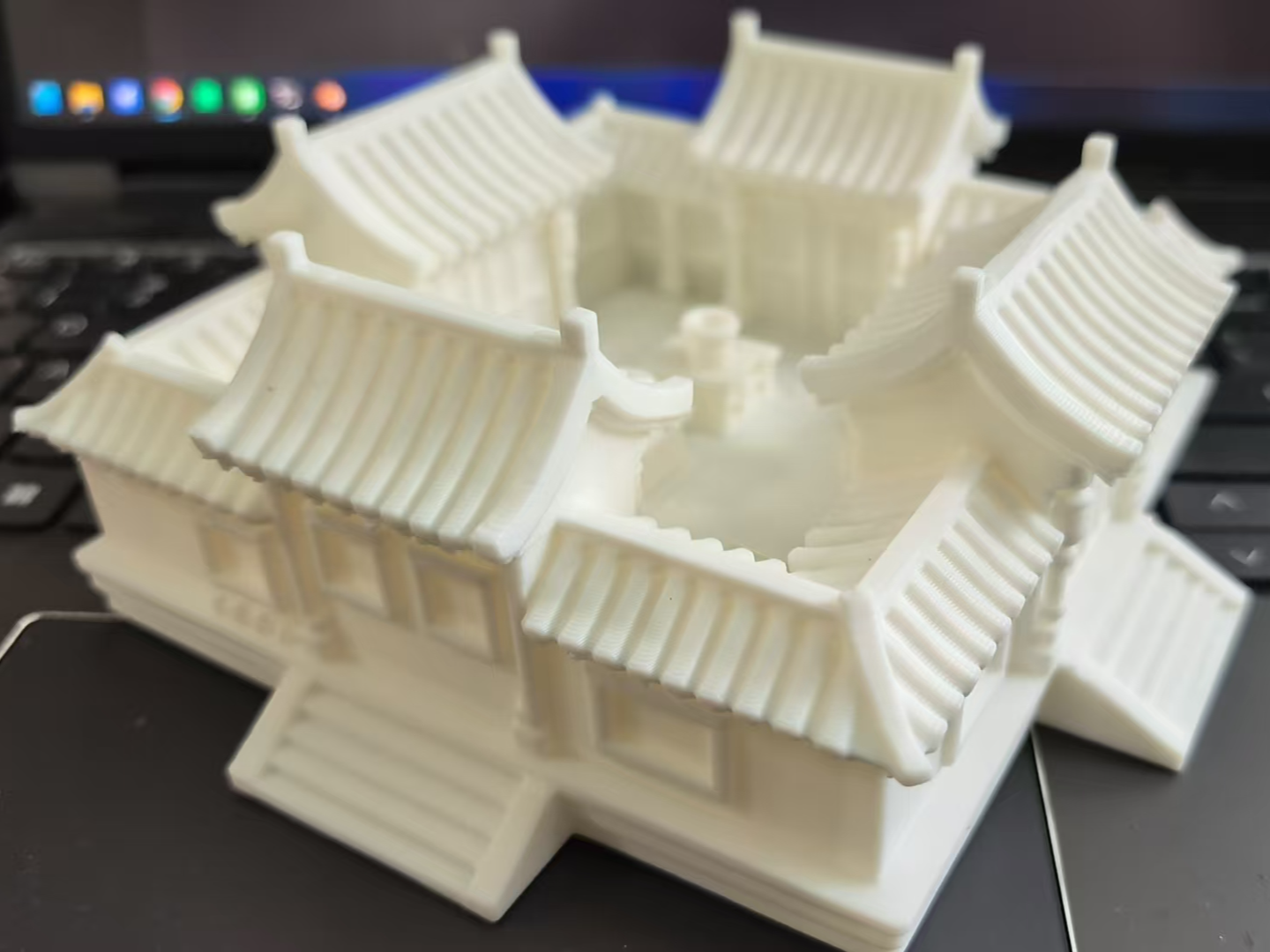 四合院模型 来自 一枣 MakerWorld:免费下载 3D 模型