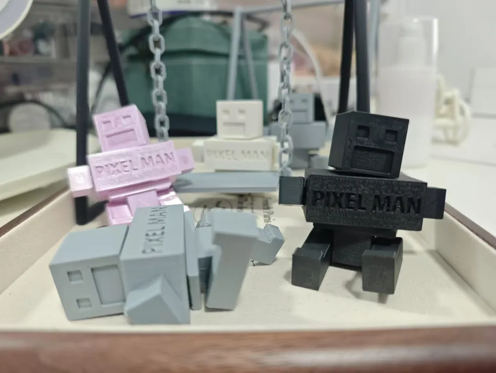 机器人-像素小人Pixel Man 来自 CLLLOUD Lab MakerWorld：免费下载 3D 模型