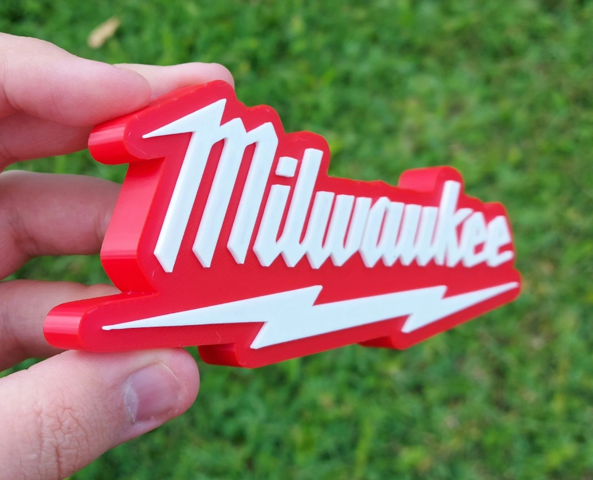 Milwaukee Logo Shelf Display/Magnet 来自 PolyZone3D - MakerWorld