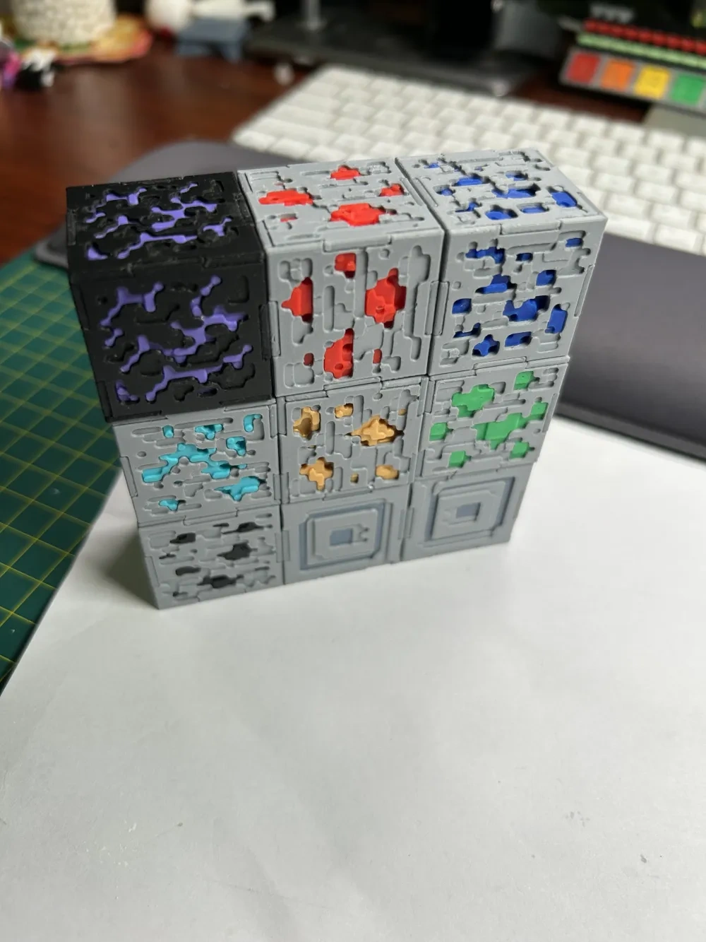 我的世界 Minecraft 红石矿石方块,无竹屎,简易安装 来自 Delly_Gu85 - MakerWorld