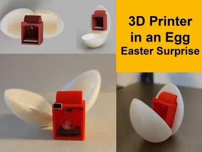 惊喜蛋 3D打印机复活节彩蛋