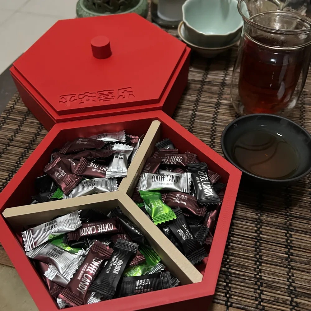 春节年盒(全盒、糖果盒、茶叶盒) - 免费 3D 打印模型 - MakerWorld