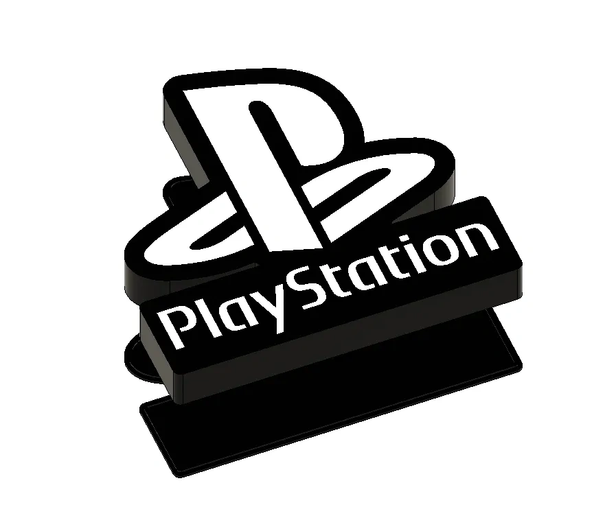 Playstation logo Lightbox LED Lamp - 免费 3D 打印模型 - MakerWorld