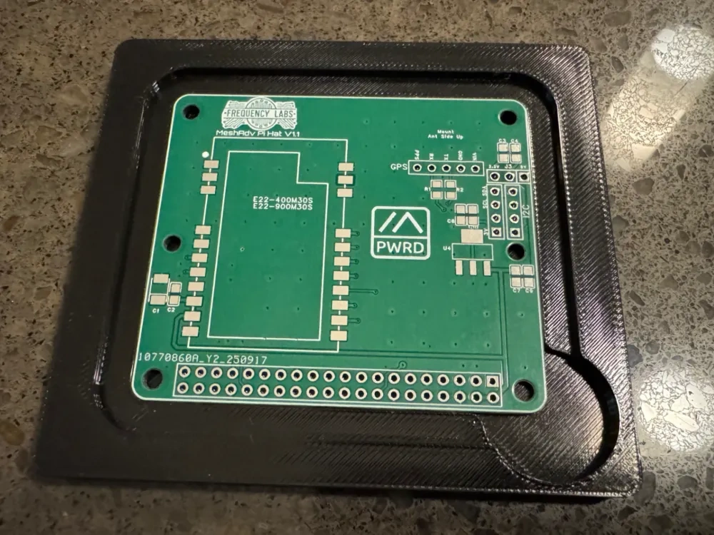 Meshtastic Raspberry Hat Meshtastic MeshAdv Pi Hat V1.1 焊接模板 - 免费 3D 打印模型 - MakerWorld