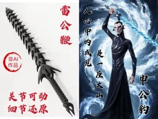 哪吒-雷公鞭(申公豹武器)还原细节