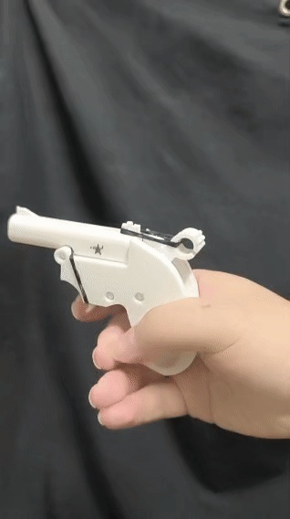 单管可发射 砸炮发射器(仅需4根橡皮筋)