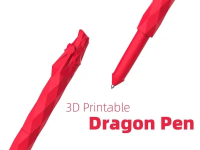 可3D打印的螭首笔