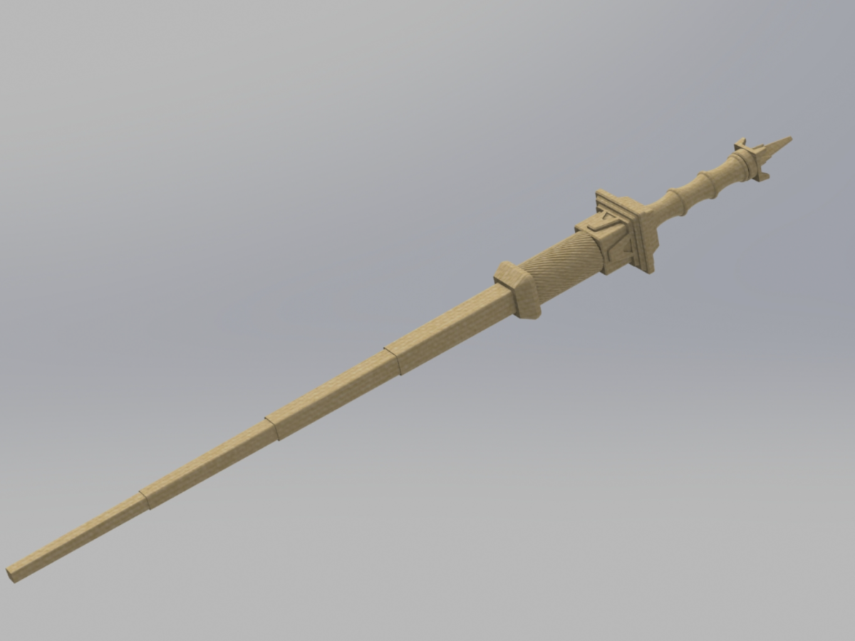 伸缩亢龙锏 - 免费 3D 打印模型 - MakerWorld