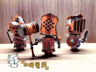 自制大头骑士手办02（关节可动）