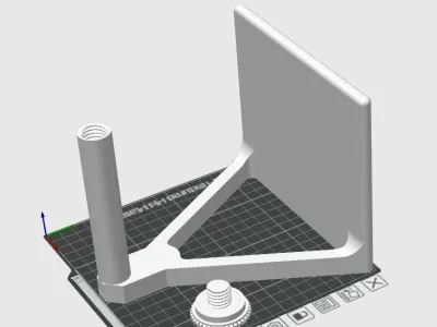 支持A1 mini打印的3KG料盘支架 (可横放)
