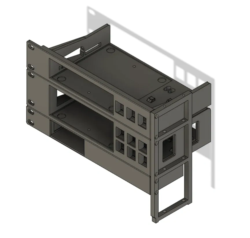 Rackmount lateral support - Modular 来自 cIPA28 - MakerWorld
